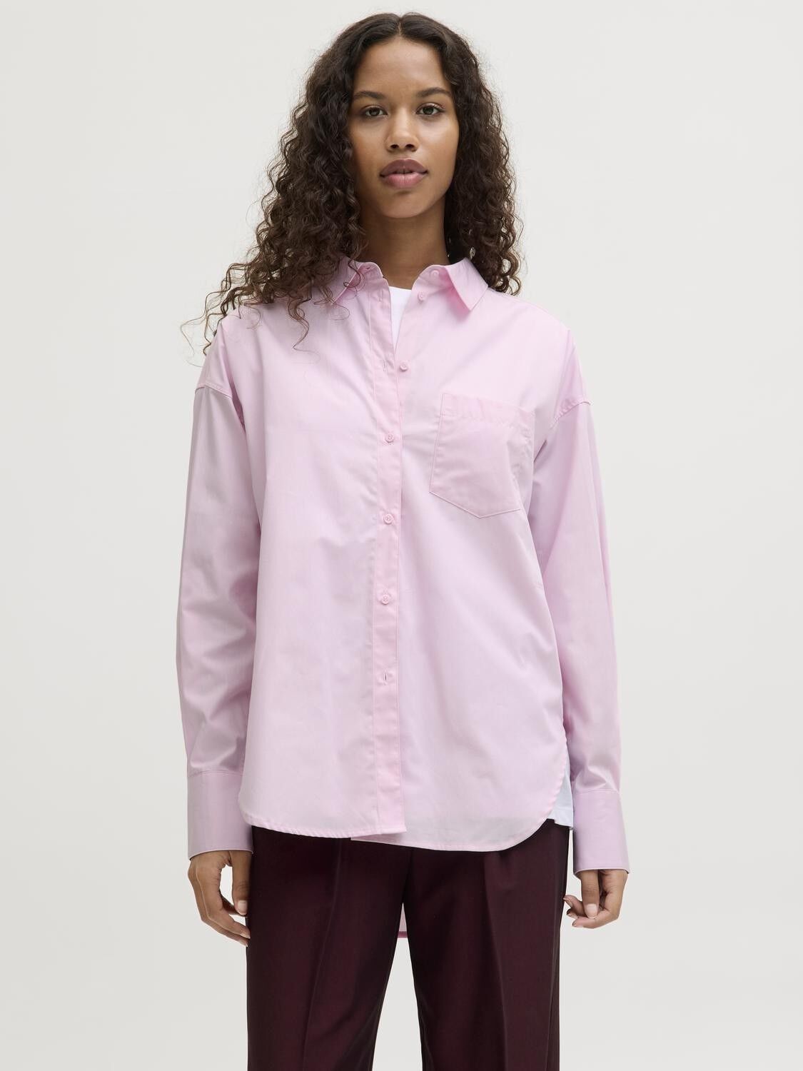 JXJAMIE LS RELAXED POPLIN SHIRT WVN