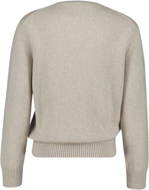 CABLE KNIT MOCK NECK