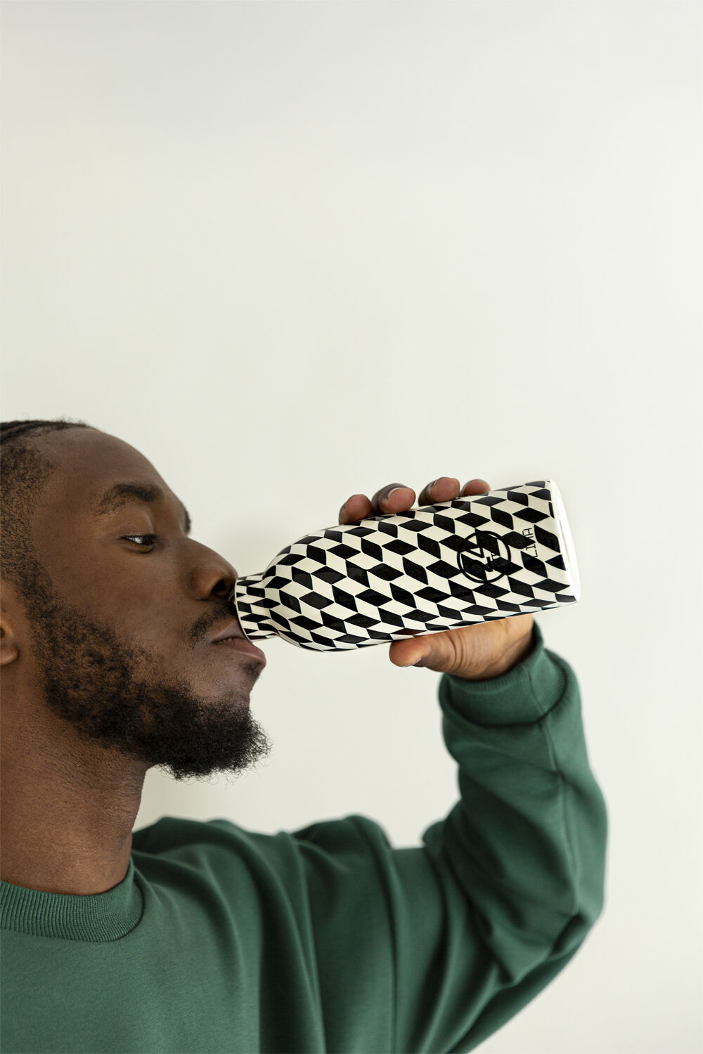 Termoflaske - Clima - Groovy White - 500 ml