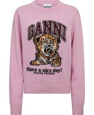 Graphic Wool Sweater