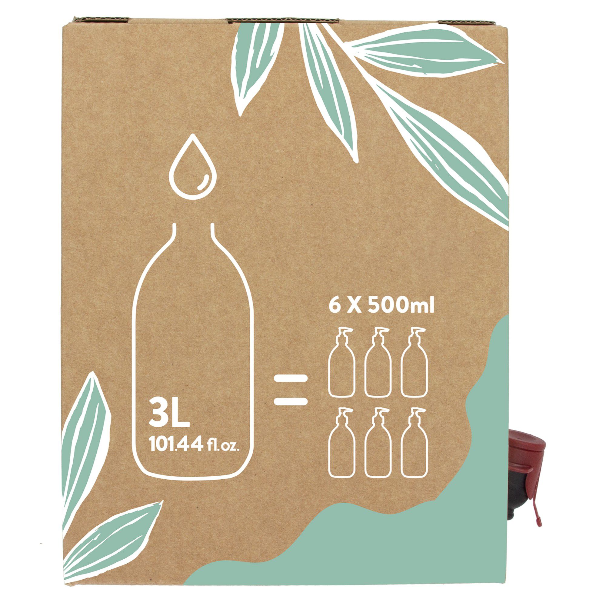 LIQUID MARSEILLE SOAP REFILL COTTON FLOWER 3 L