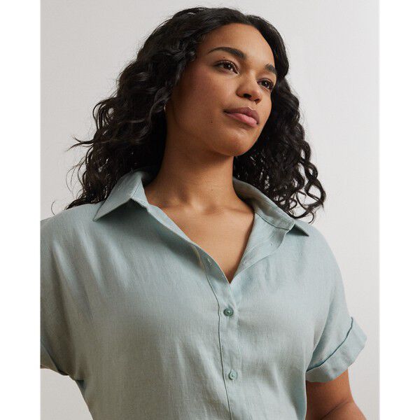 Tissue Linen Short Sleeve Shirt