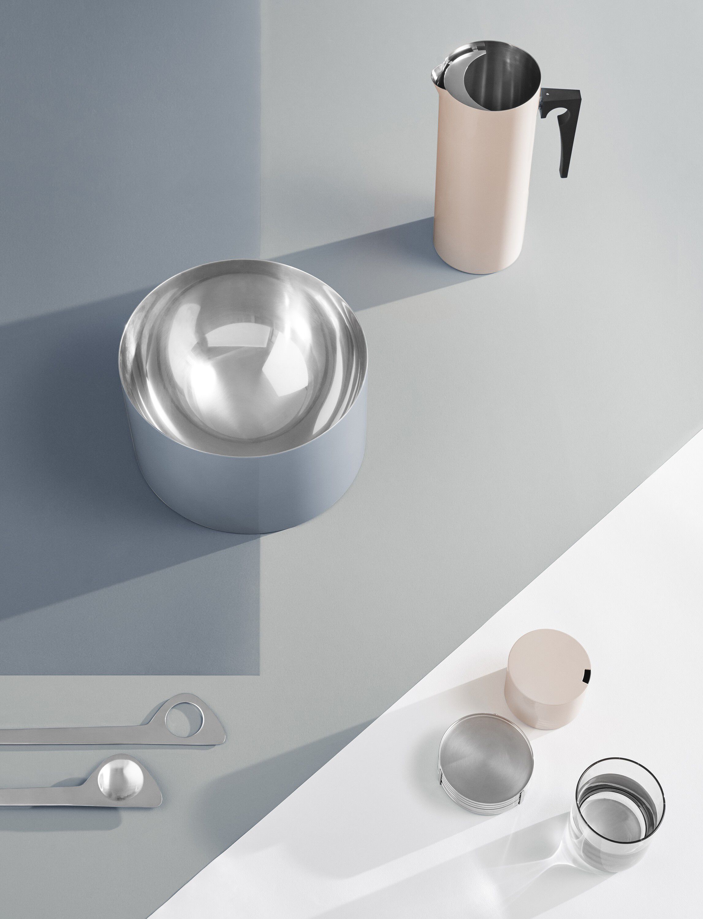 Arne Jacobsen salladsbestick steel