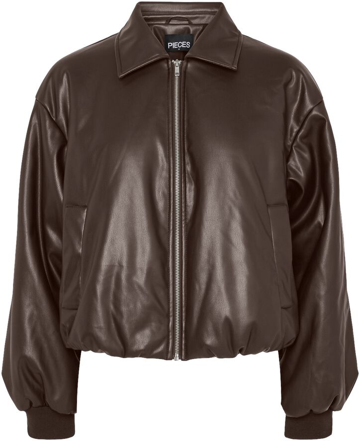 PCLARA PADDED COATED BOMBER JACKET
