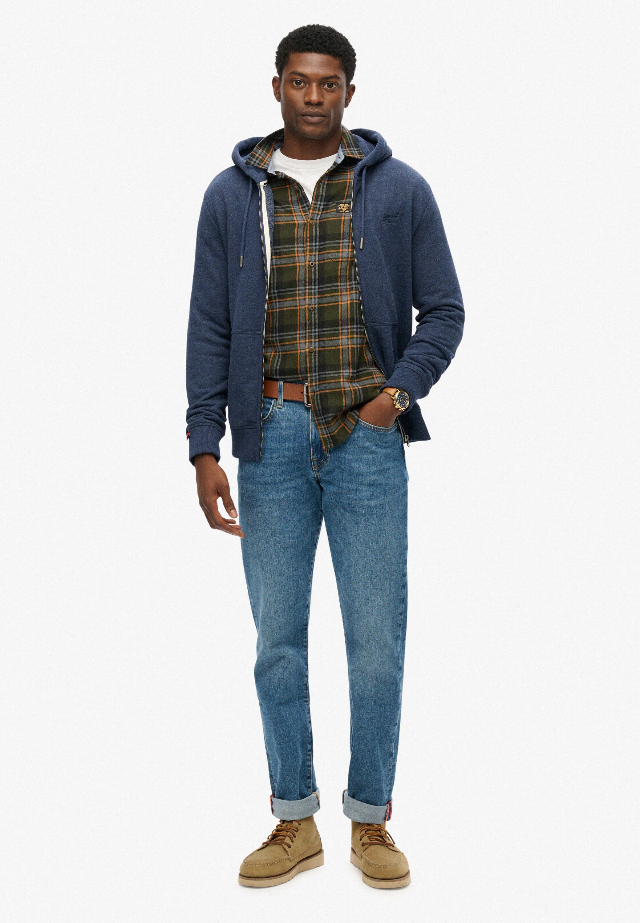 ESSENTIAL LOGO ZIP HOODIE HB