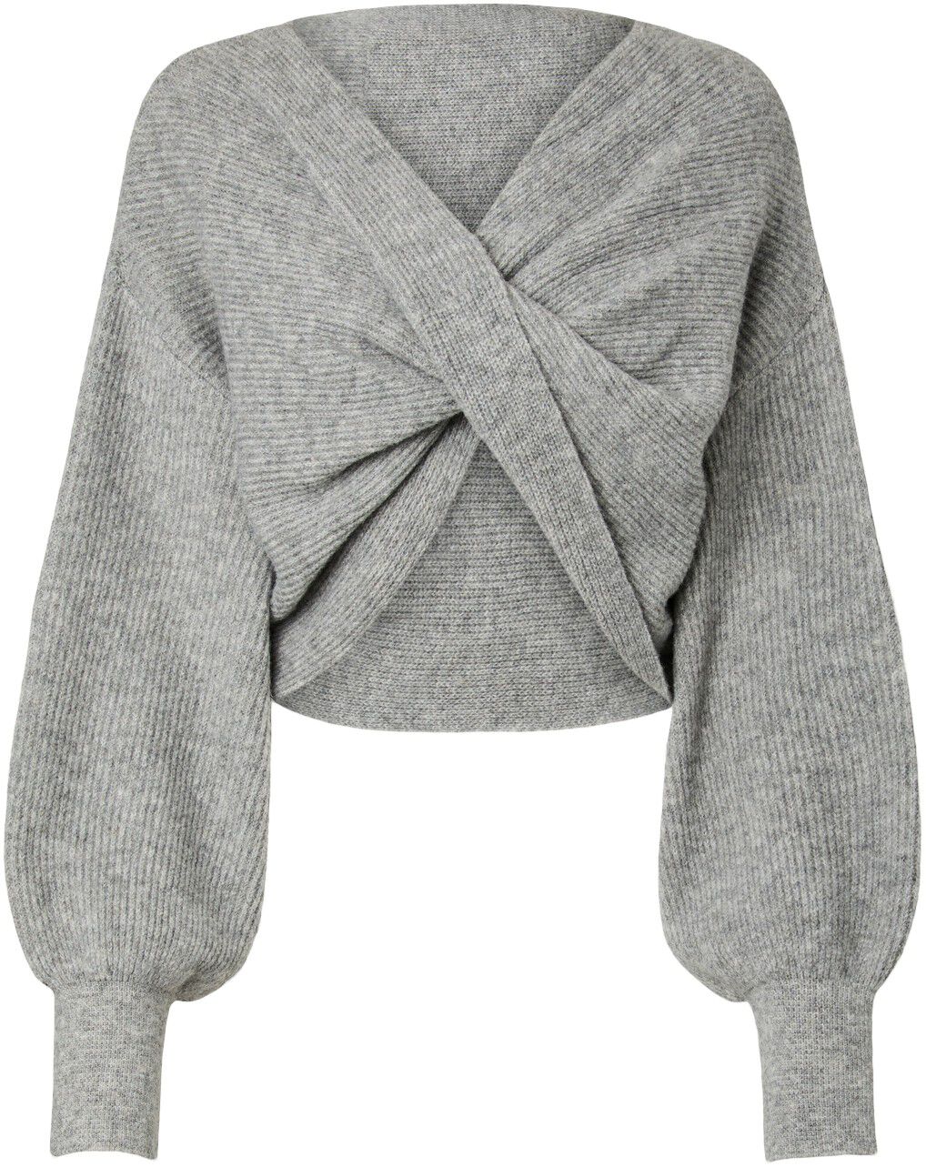 Pcava Ls Rev Draped Knit