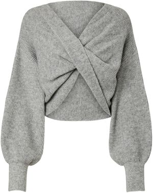 PCAVA LS REV DRAPED KNIT