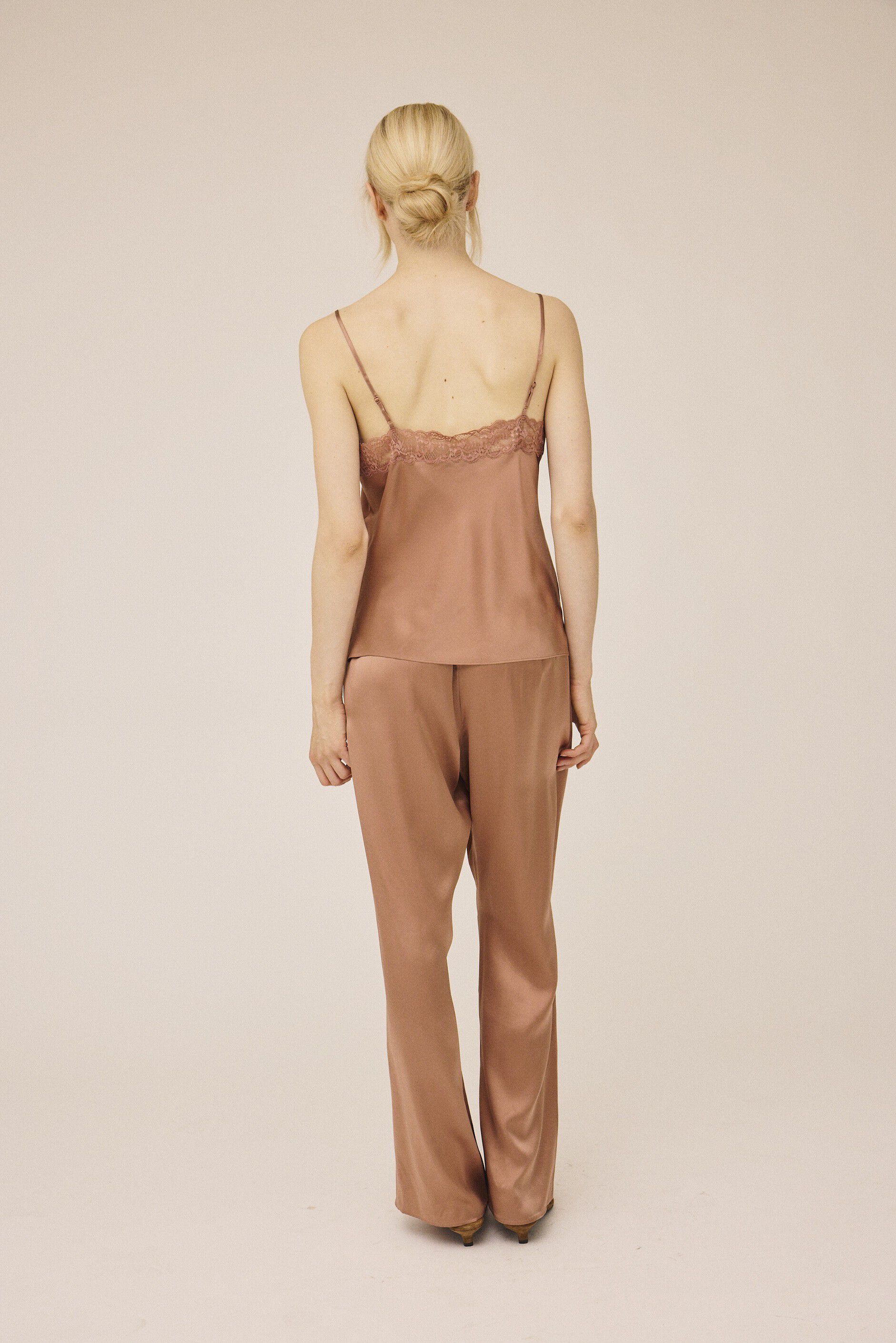 Moon 2 G - Regular Pyjamas Trousers, 100% Silk