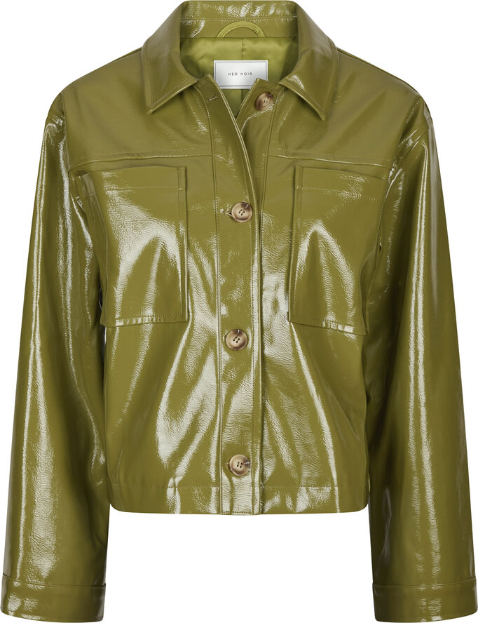 Emilia Patent Jacket