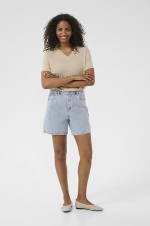KAbabeth HW Denim Shorts