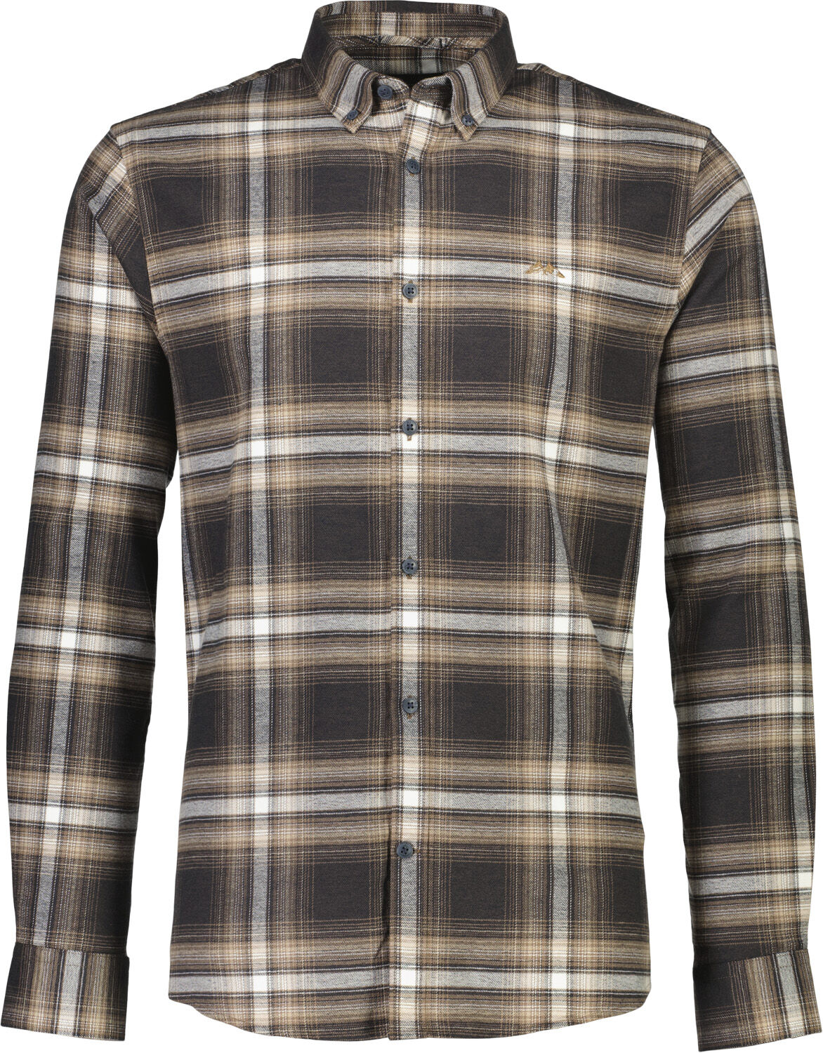Brushed checked shirt L/S