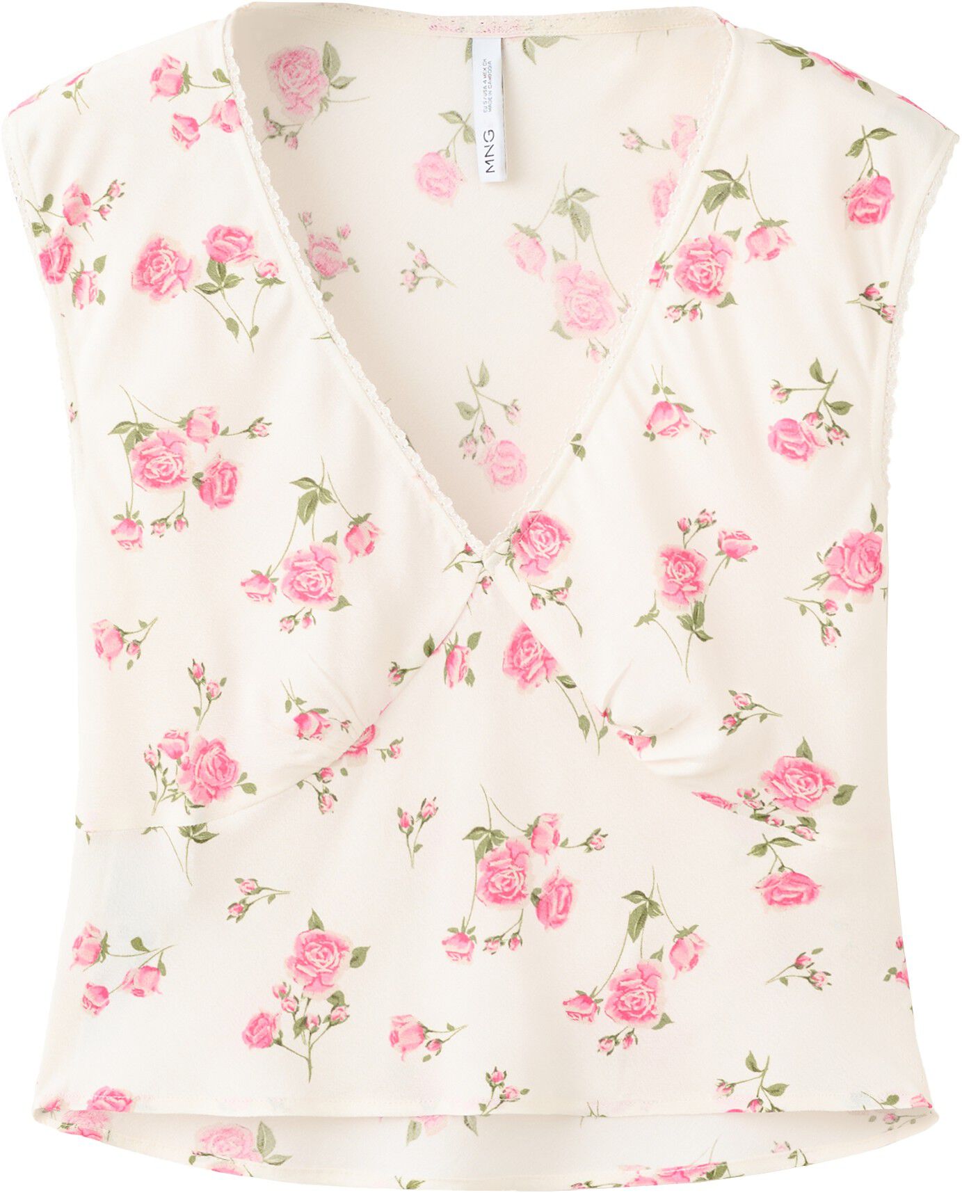 Floral lace blouse