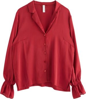 Komfortabel pyjamasskjorte med klas