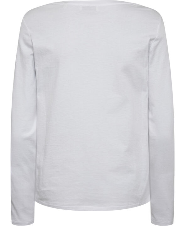 T-shirt, long sleeve, round neck