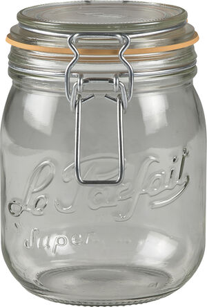 Förvaringsglas 0,75 liter D 8,5 cm Glas