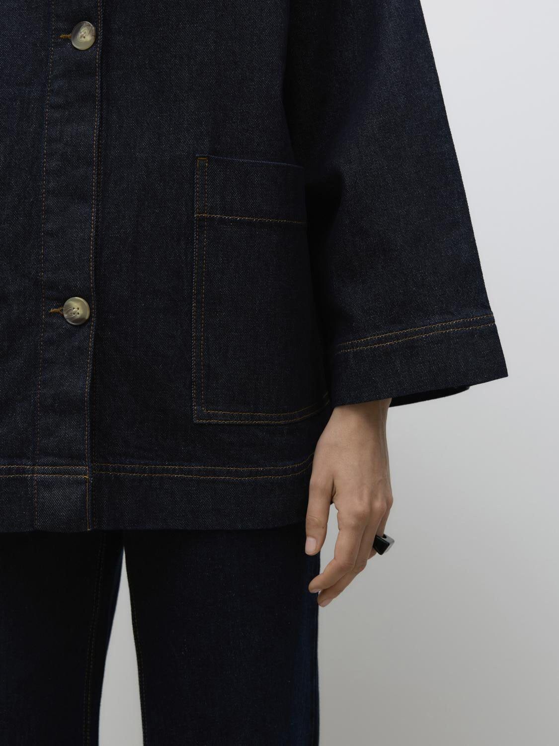 AWVERENA LS OVERSIZED DNM JACKET