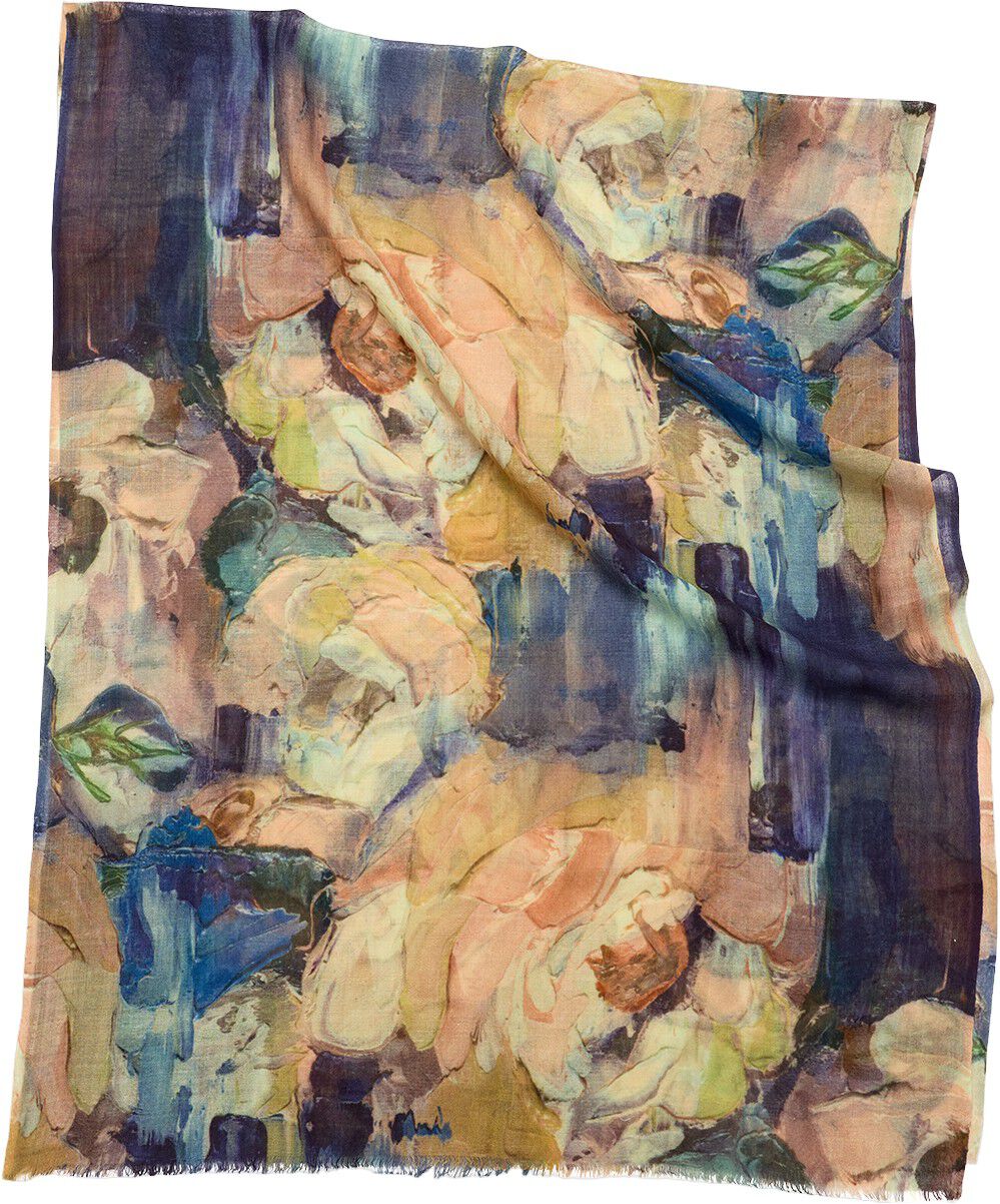 PAINTED ROSES Scarf