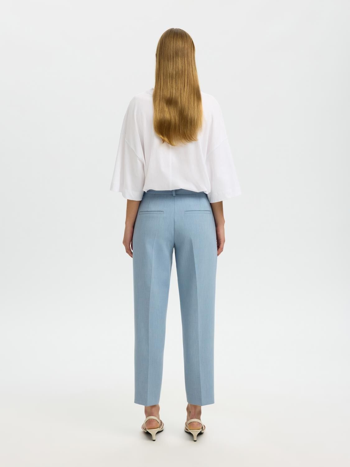 SLWRITA-RIA MW CROPPED PANT MEL NOO