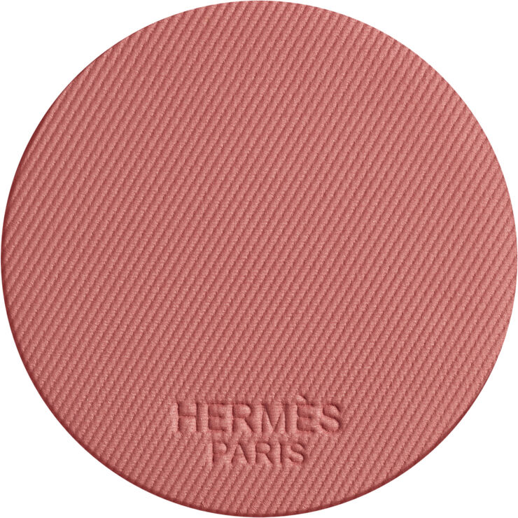 Rose Hermès, silky blush powder refill, Rose Feu
