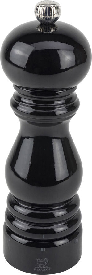 "Saltkvern Paris uS 18 cm Svart lakk Bøk"