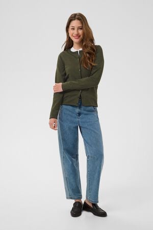 MilaSZ Contrast Stripe Cardigan