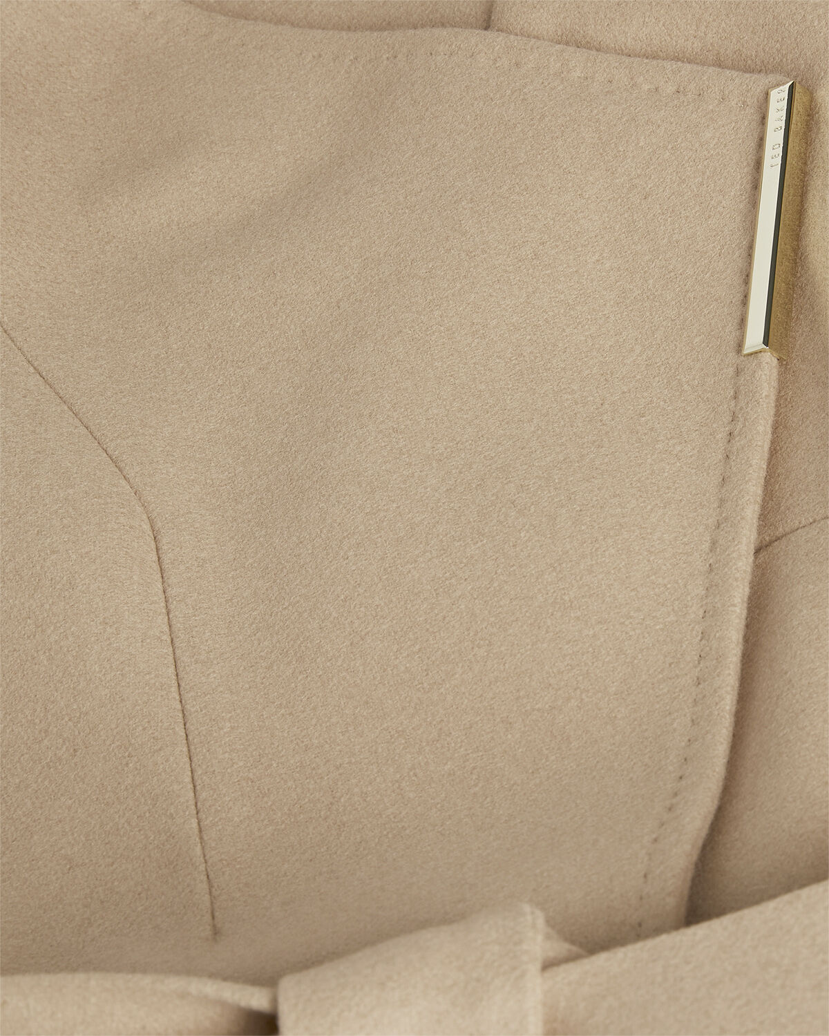 ROSELL Long Length Wool Wrap Coat