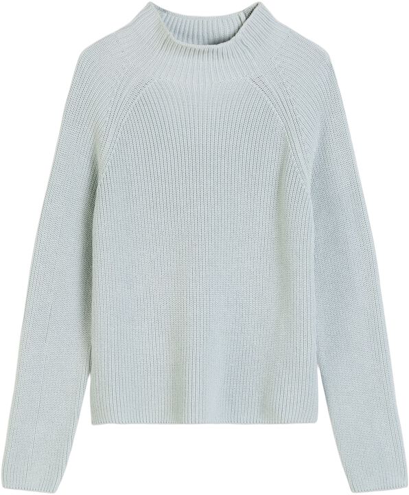 Pullover, longsleeve, stand-up coll