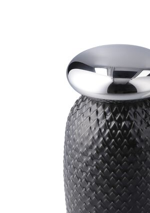 Rhombe Salt- og pebers&aelig;t H13 cm hvid/slate