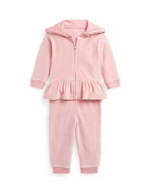 Velour Hoodie & Jogger Pant Set