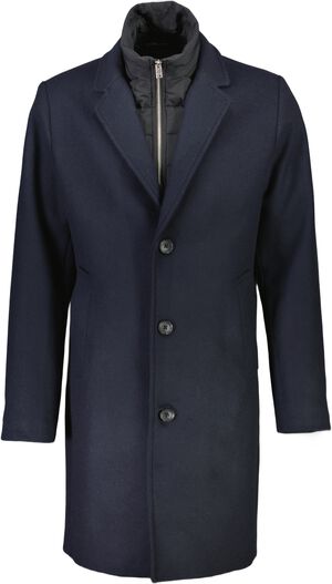 Detachable collar lapel coat