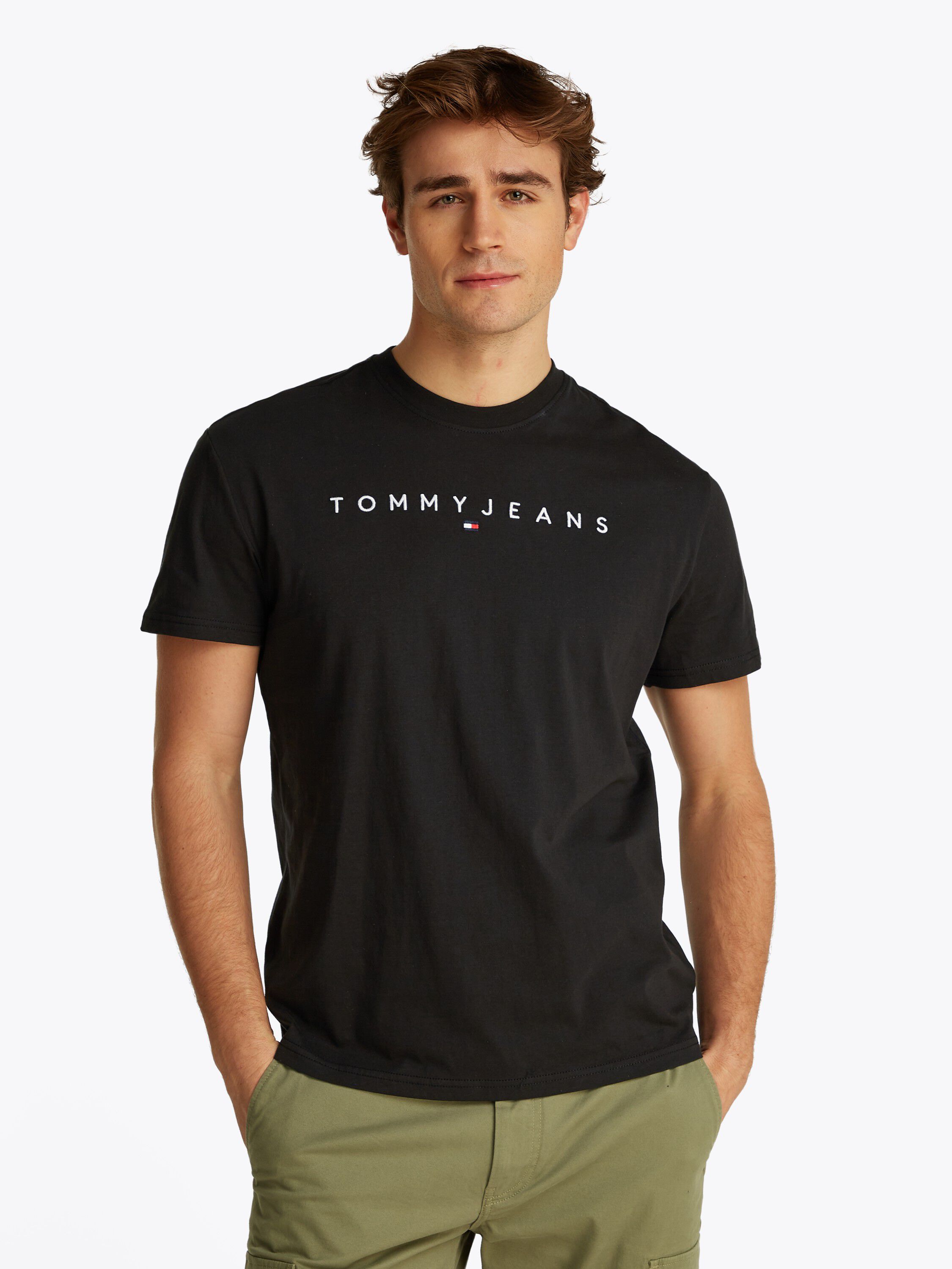 TJM REG LINEAR LOGO TEE EXT