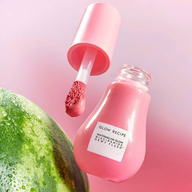 Watermelon Glow Niacinamide Dewy Flush - Flytande, uppklarande rouge