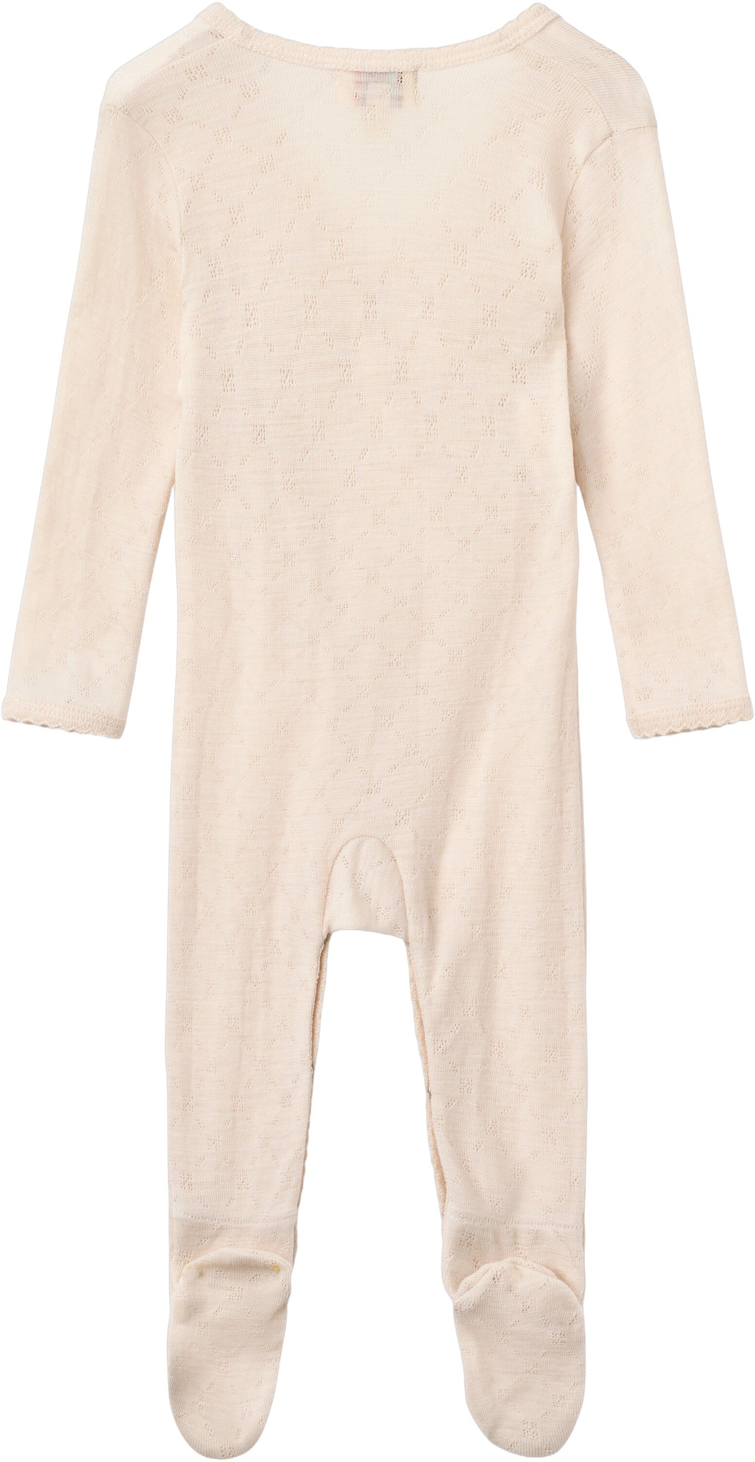 Lt. Knitted Pointelle Cross-Over Full Body