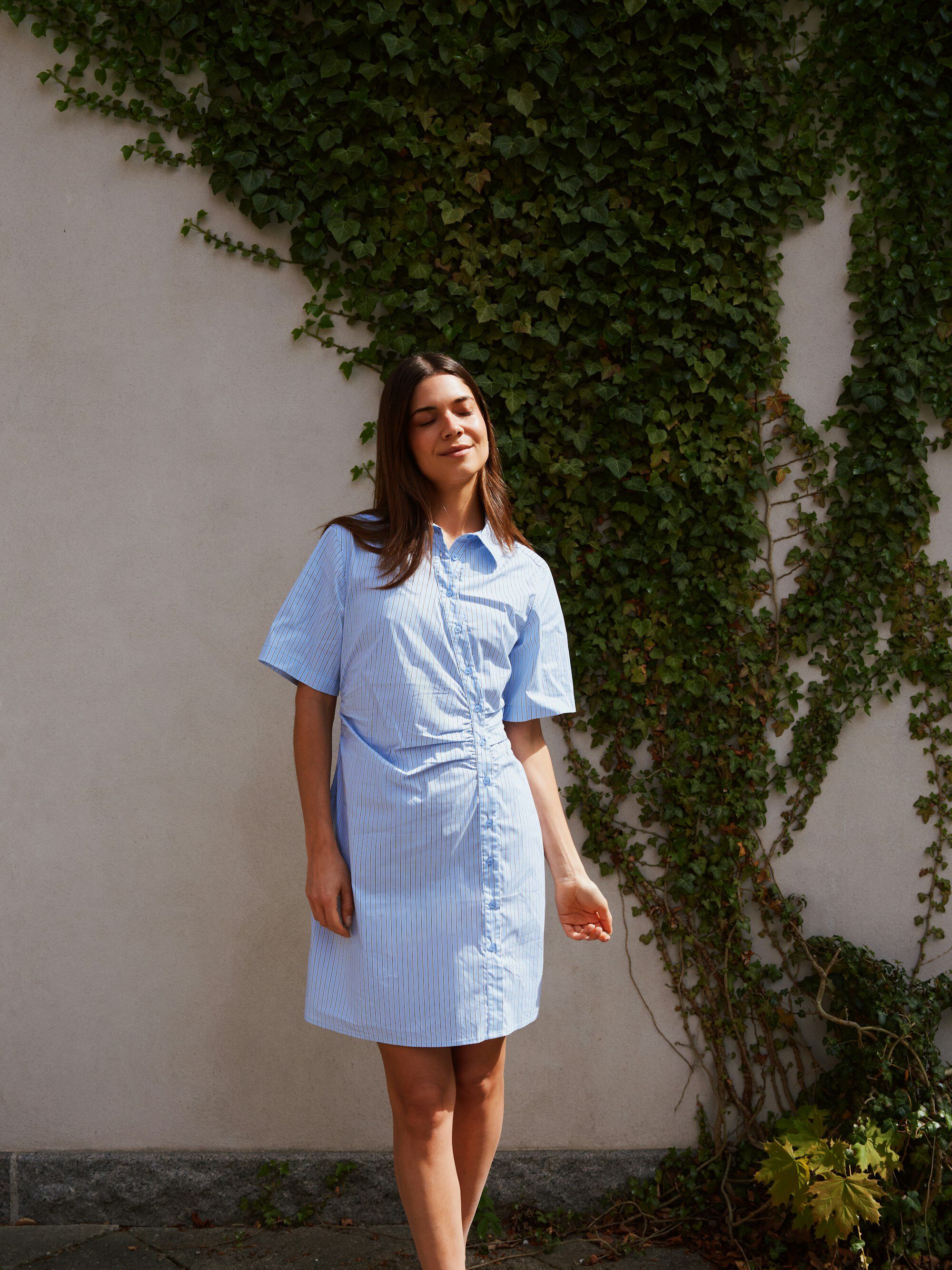 Jas Stripe Shirt Dress