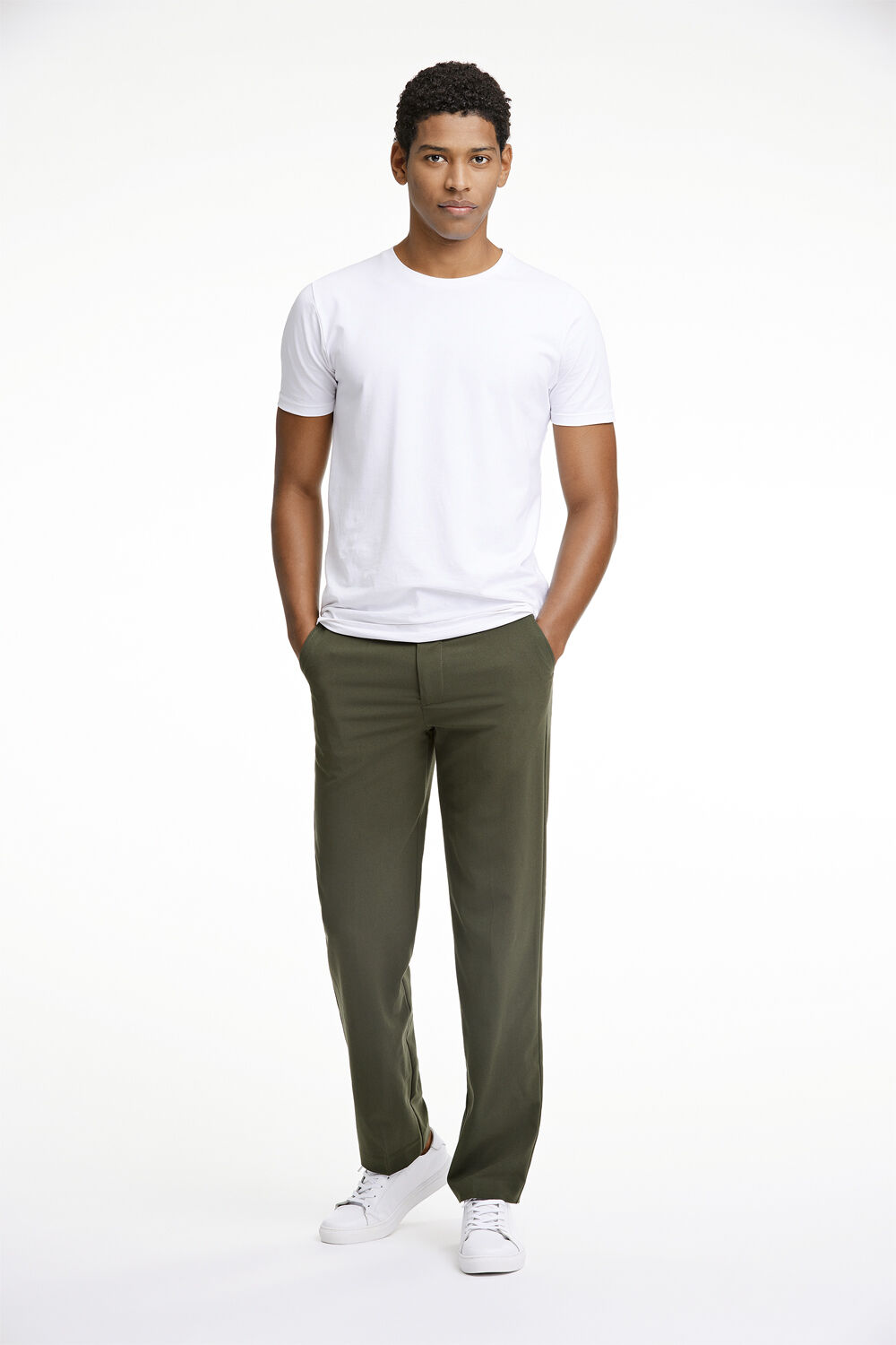 Relaxed fit formal pants