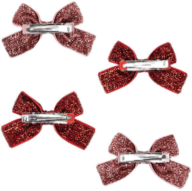 4 PACK MICKI BOW HAIR CLIPS