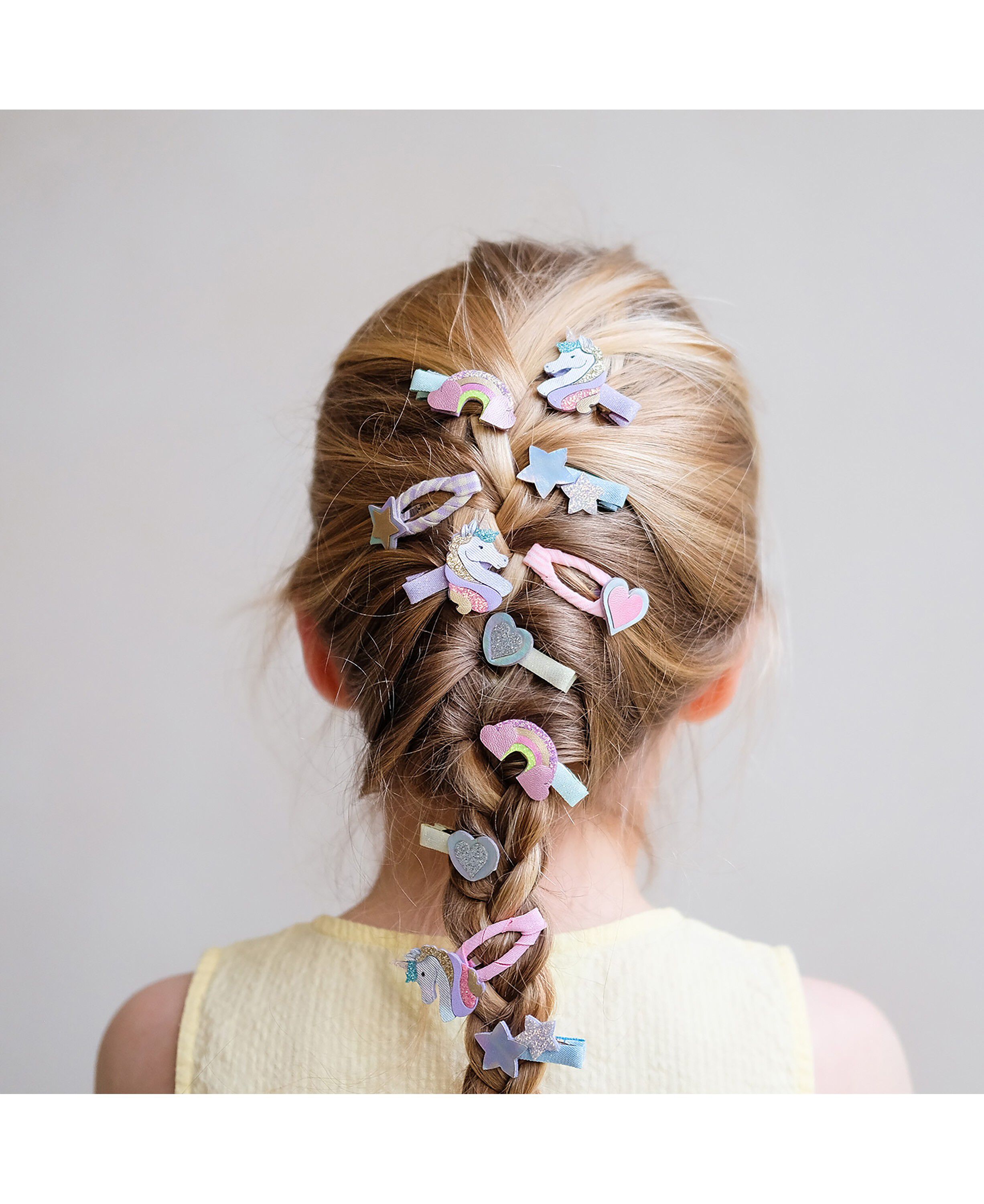 Mimi & Lula - 8 h&aring;rclips - Mini Dreamy My Little Unicorn