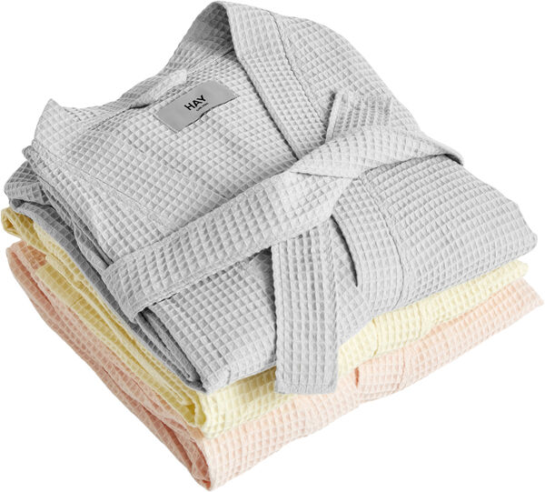 Waffle Bathrobe-Grey
