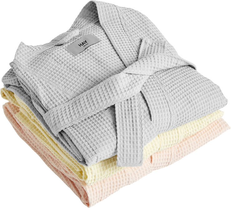Waffle Bathrobe-Grey