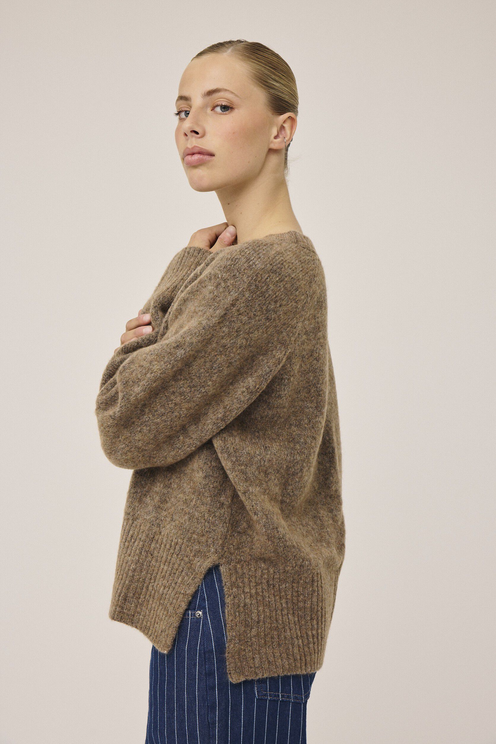 Mai 1 Striksweater - Mohairmix - RWS