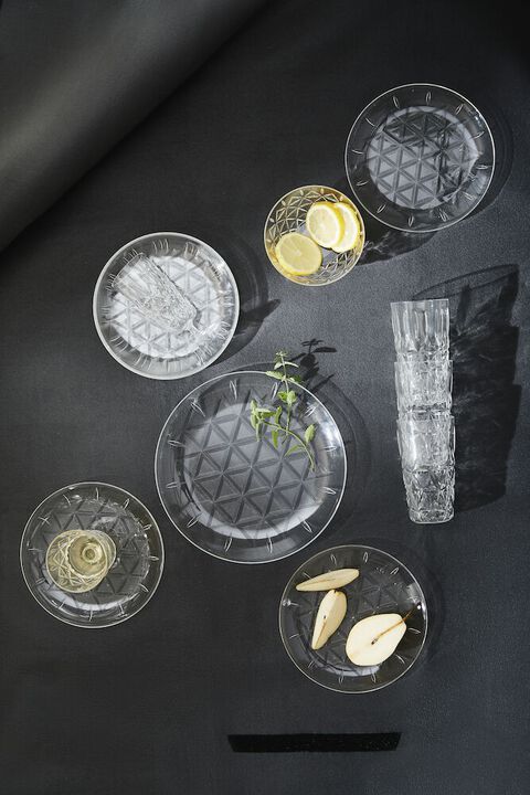 Picnic Juni bowl small, 4-pcs (6) Clear