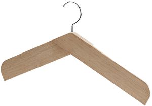 Collar Hanger, Oak, 100%