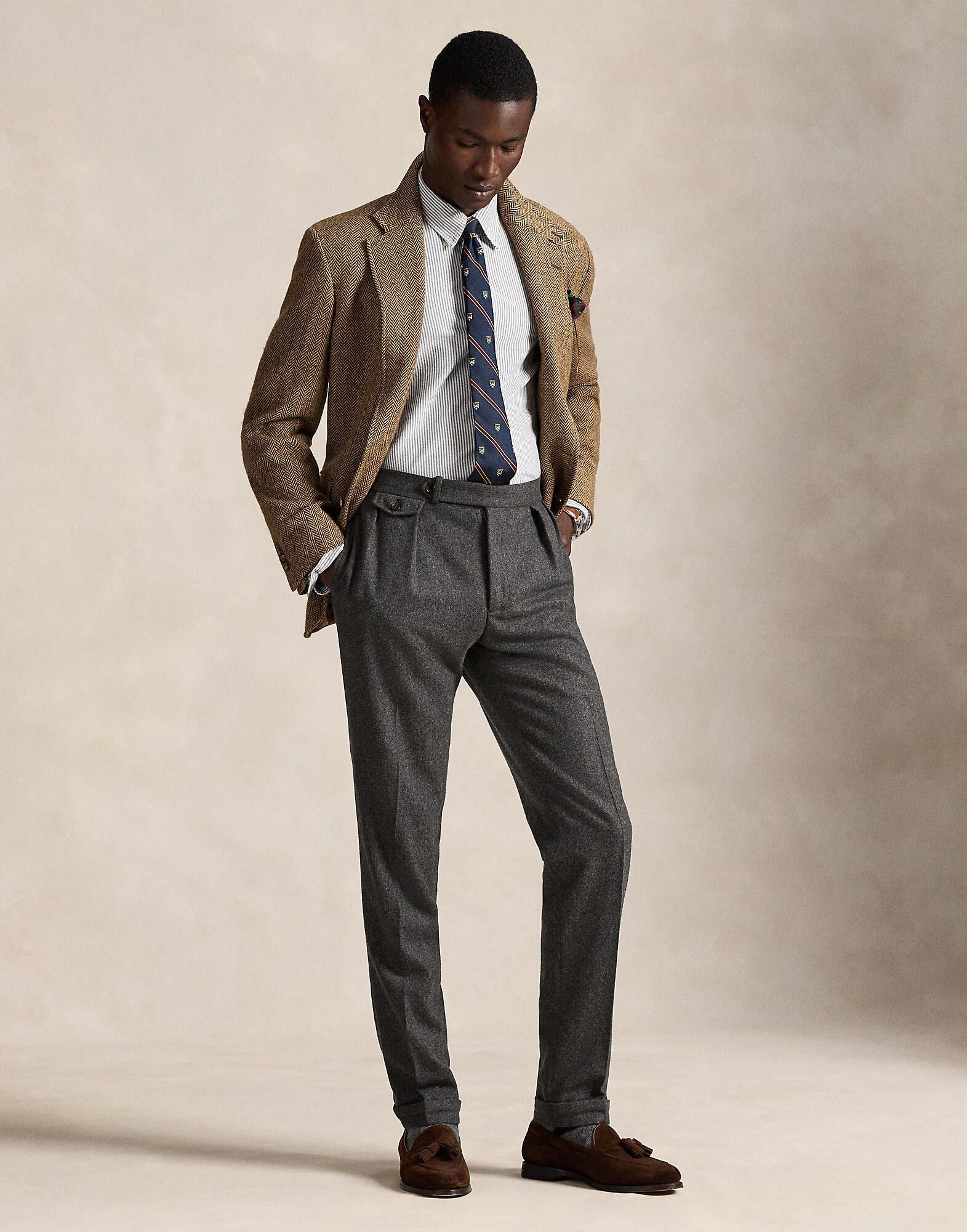 Custom Fit Striped Oxford Shirt