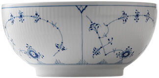 Blue Fluted Plain sk&aring;l 1,8 L /21 cm