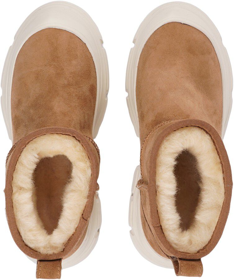 TAIPANA- LOW SHEARLING BOOTS W/ RUBBER SOLE