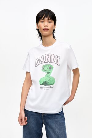 Basic Jersey Snake Relaxed T-shirt