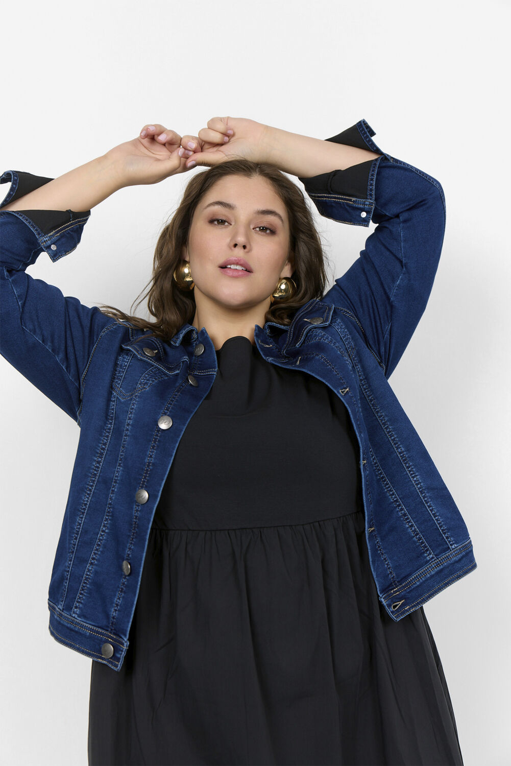 Curvy WA-SUMMER 4 Jakke M&oslash;rk bl&aring;