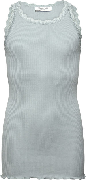 Silk top w/ lace