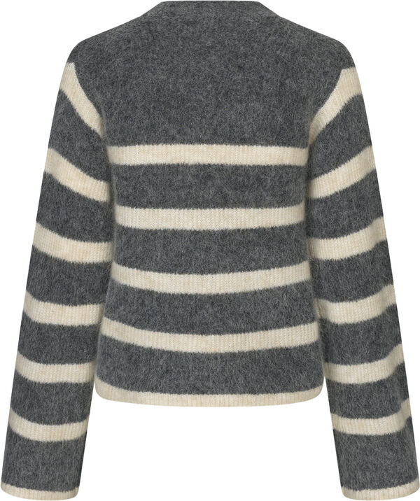 Ovalis Mohair Blend Knit Wide Sleeve Cardigan