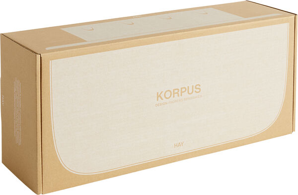 Korpus Shelf-Medium 4 hooks-Cream p
